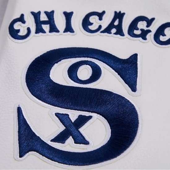 Chicago White Sox Retro Classic Blue Wool Varsity Jacket Chicago White Sox Retro Classic Blue Wool Varsity Jacket