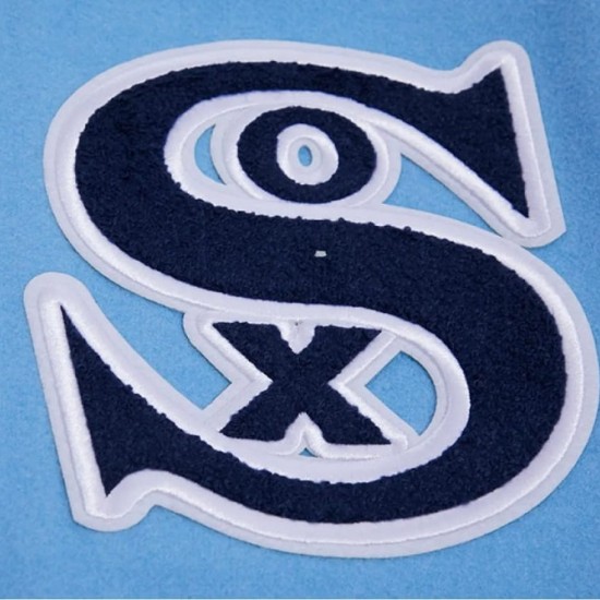 Chicago White Sox Retro Classic Blue Wool Varsity Jacket Chicago White Sox Retro Classic Blue Wool Varsity Jacket