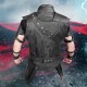 Chris Hemsworth Thor Ragnarok Brown Leather Vest with Removable Belts Chris Hemsworth Thor Ragnarok Brown Leather Vest with Removable Belts