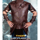 Chris Hemsworth Thor Ragnarok Brown Leather Vest with Removable Belts