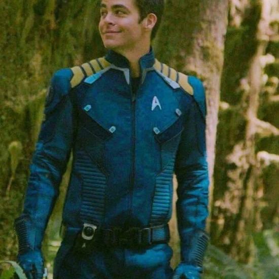 Chris Pine Star Trek Beyond Blue Jacket Costume