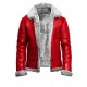 Christmas Red Leather Jacket Christmas Red Leather Jacket