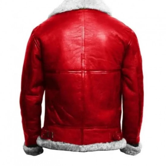 Christmas Red Leather Jacket Christmas Red Leather Jacket