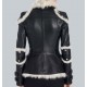 Black Leather Shearling Classic Biker Jacket Black Leather Shearling Classic Biker Jacket