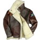 Mens Cockpit USA 100 Mission B-3 Sheepskin Bomber Jacket Mens Cockpit USA 100 Mission B-3 Sheepskin Bomber Jacket