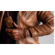 Deathloop Colt Vahn Brown Leather Jacket Costume