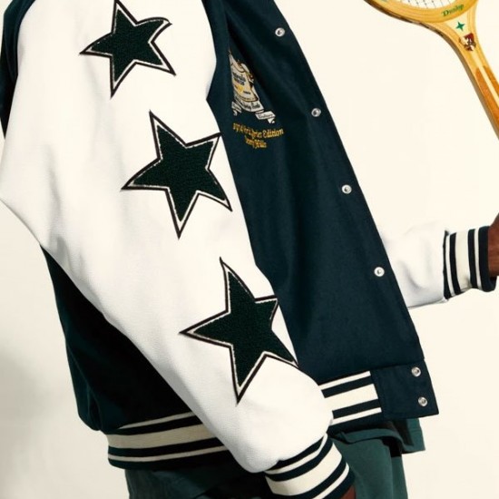 Neutrals Country Club Varsity Jacket Neutrals Country Club Varsity Jacket