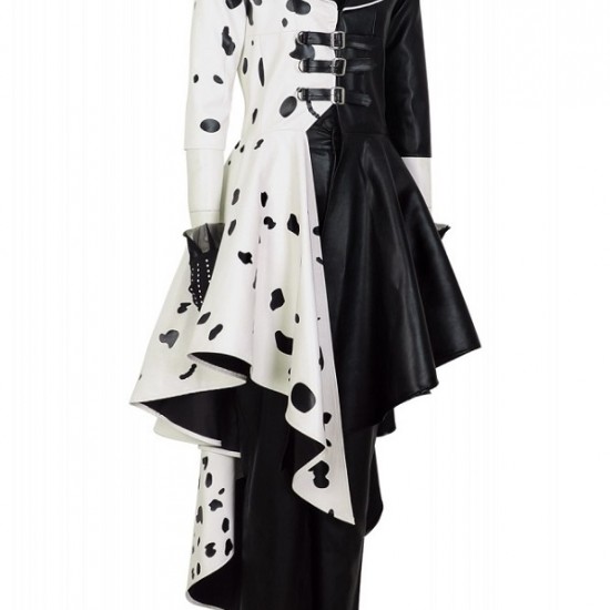 Halloween Adult Women Cruella De Vil Cosplay Costume 