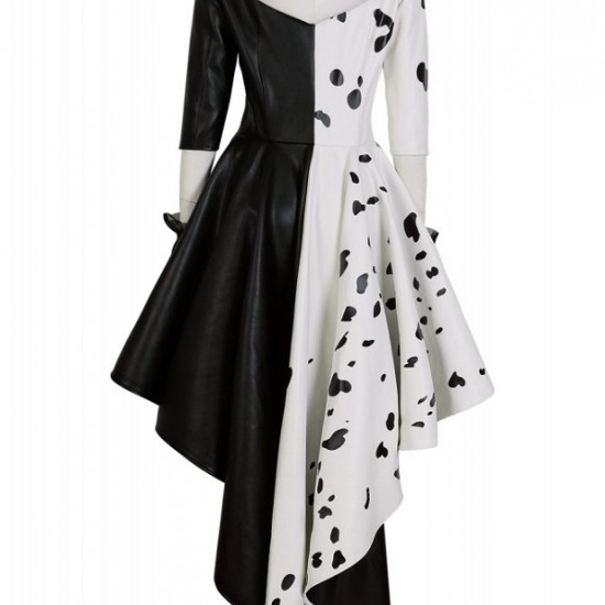 Halloween Adult Women Cruella De Vil Cosplay Costume 