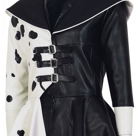 Halloween Adult Women Cruella De Vil Cosplay Costume 