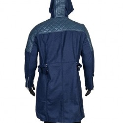 DMC Devil May Cry 5 Nero Blue Trench Hooded Coat Jacket