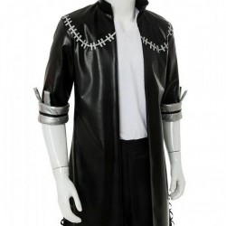 Dabi My Hero Academia Leather Coat Halloween Cosplay Costume