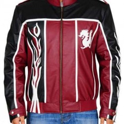 Daniel Bryan WWE Black And Red Leather Jacket