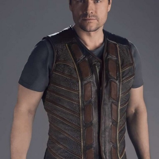 Dark Matter Anthony Lemke Leather Vest