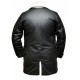 Dark knight Rises Bane Genuine Leather Buffing Black Trench Coat/Jacket