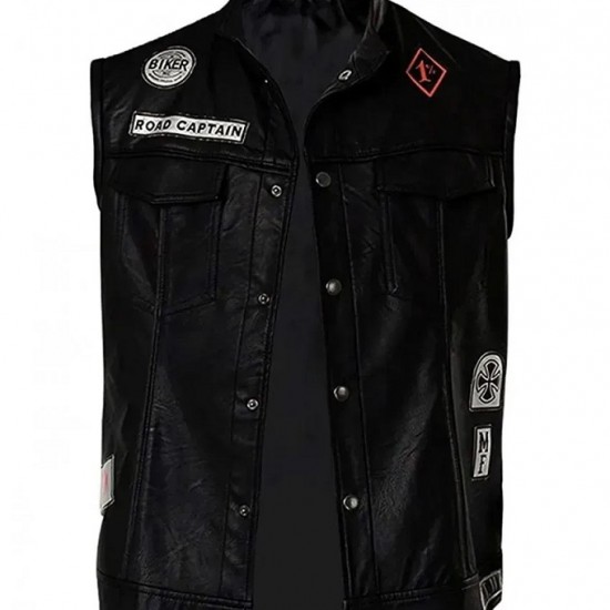 Deacon John Mongrel Farewell Motorcycle Leather Vest