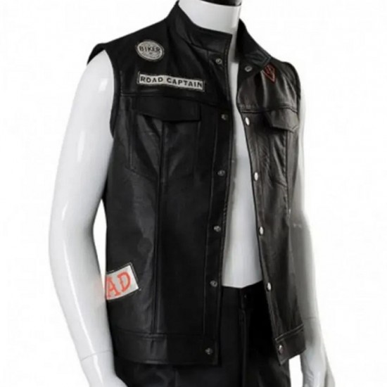 Deacon John Mongrel Farewell Motorcycle Leather Vest