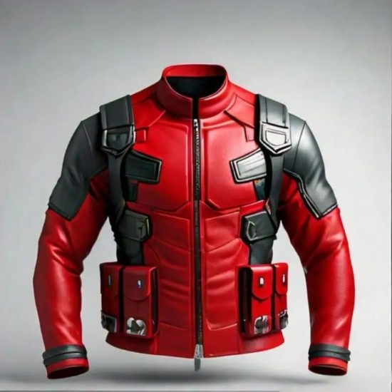 Deadpool And Wolverine 2024 Ryan Reynolds Leather Jacket Deadpool And Wolverine 2024 Ryan Reynolds Leather Jacket
