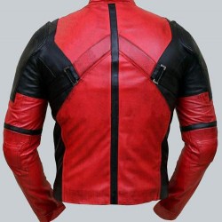 Deadpool Red Leather Jacket