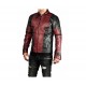 Deadpool Maroon & Black Genuine Real Leather Jacket