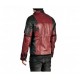 Deadpool Maroon & Black Genuine Real Leather Jacket