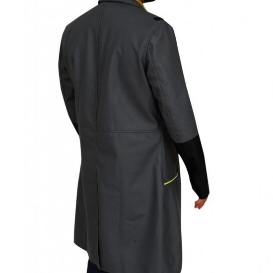 Detroit Become Human Markus Android RK200 Cosplay Black Leather Coat Detroit Become Human Markus Android RK200 Cosplay Black Leather Coat