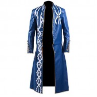 Devil May Cry 3 Long Blue Fancy Vergil Coat Costume