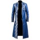 Devil May Cry 3 Long Blue Fancy Vergil Coat Costume Devil May Cry 3 Long Blue Fancy Vergil Coat Costume