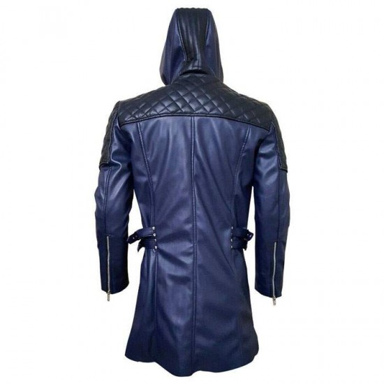 Devil May Cry 5 DMC Nero Cosplay Costume Leather Coat Jacket
