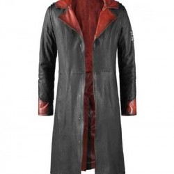 Devil May Cry 5 Dante Leather Trench Coat Costume