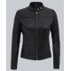 Ellen Slim Fit Ladies Black Quilted Jacket