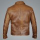 Expendable Distressed Mens Vintage Brown Leather Jacket