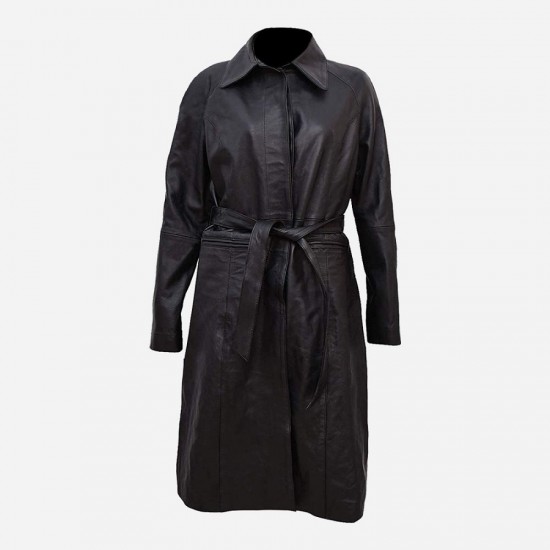 Fantastic Beasts : The Crimes Of Grindelwald Tina Goldstein Black Leather Coat Fantastic Beasts : The Crimes Of Grindelwald Tina Goldstein Black Leather Coat