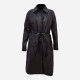 Fantastic Beasts : The Crimes Of Grindelwald Tina Goldstein Black Leather Coat