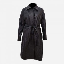 Fantastic Beasts The Crimes Of Grindelwald Tina Goldstein Black Leather Coat