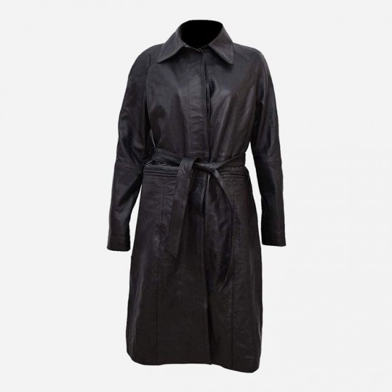 Fantastic Beasts The Crimes Of Grindelwald Tina Goldstein Black Leather Coat