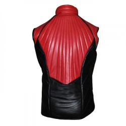 Farscape TV Series John Crichton's Maroon and Black Leather Vest