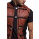 Farscape John Crichton Leather Biker Vest