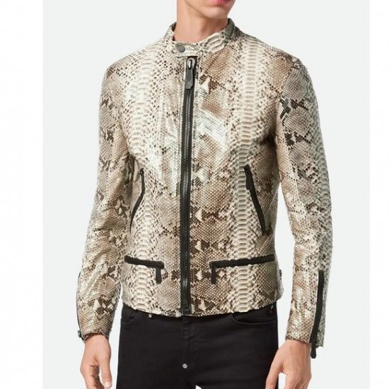 Fast X 2023 Snake Print Leather Jacket