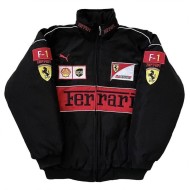 Ferrari Vintage Black Racing Jacket