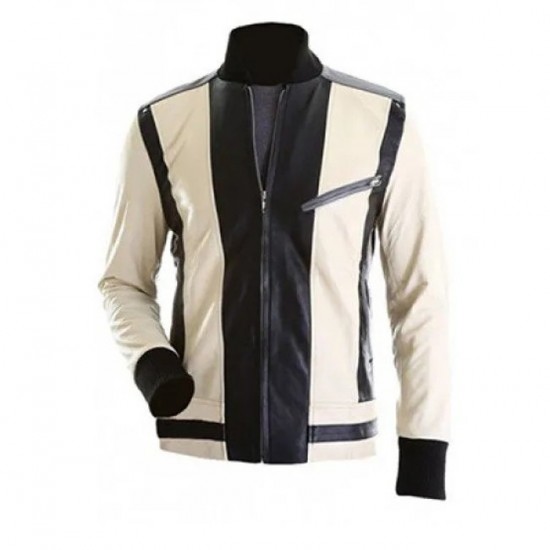 Ferris Bueller's Day Off Genuine Sheepskin Biker Leather Jacket
