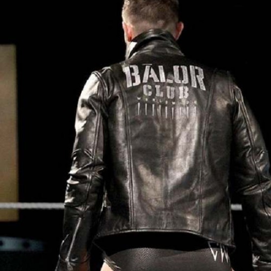 Men's Motorcycle Fin Balor Club Black Slim Fit Biker Style Leather Jacket Men's Motorcycle Fin Balor Club Black Slim Fit Biker Style Leather Jacket