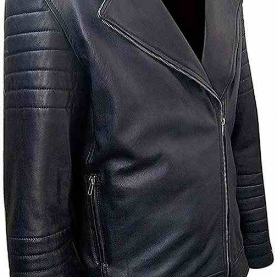 Men's Motorcycle Fin Balor Club Black Slim Fit Biker Style Leather Jacket Men's Motorcycle Fin Balor Club Black Slim Fit Biker Style Leather Jacket