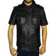 Final Fantasy XV Noctis Lucis Caelum Black Leather Jacket Trench Coat