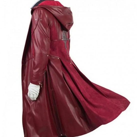 Fullmetal Alchemist Edward Elric Maroon Leather Coat