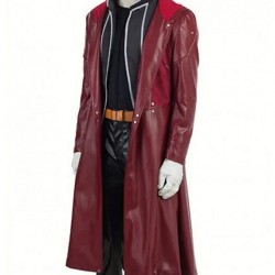 Fullmetal Alchemist Edward Elric Maroon Leather Coat