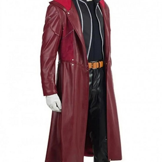 Fullmetal Alchemist Edward Elric Maroon Leather Coat