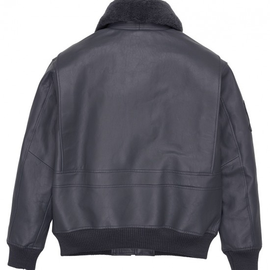 G-1 Black Biker Bomber Jacket G-1 Black Biker Bomber Jacket