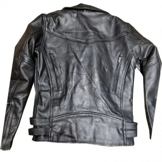 GG Allin Black Leather Biker Jacket GG Allin Black Leather Biker Jacket