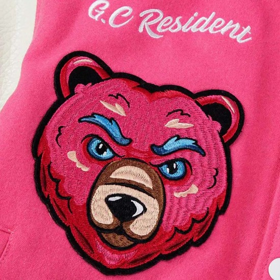 Gag City Pink Varsity Jacket Gag City Pink Varsity Jacket